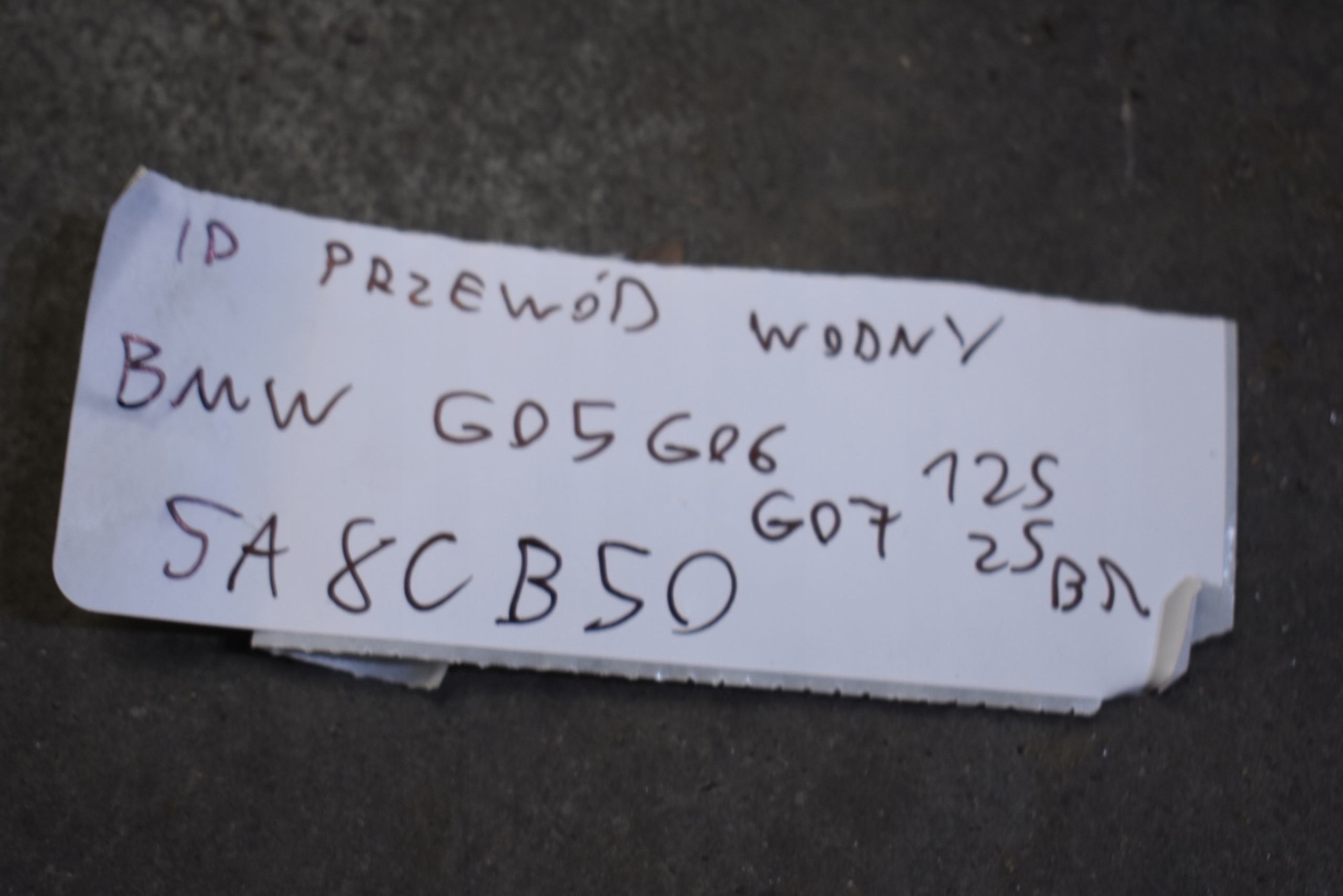 IDEALNY prijenos vode BMW G07 G06 G05 1