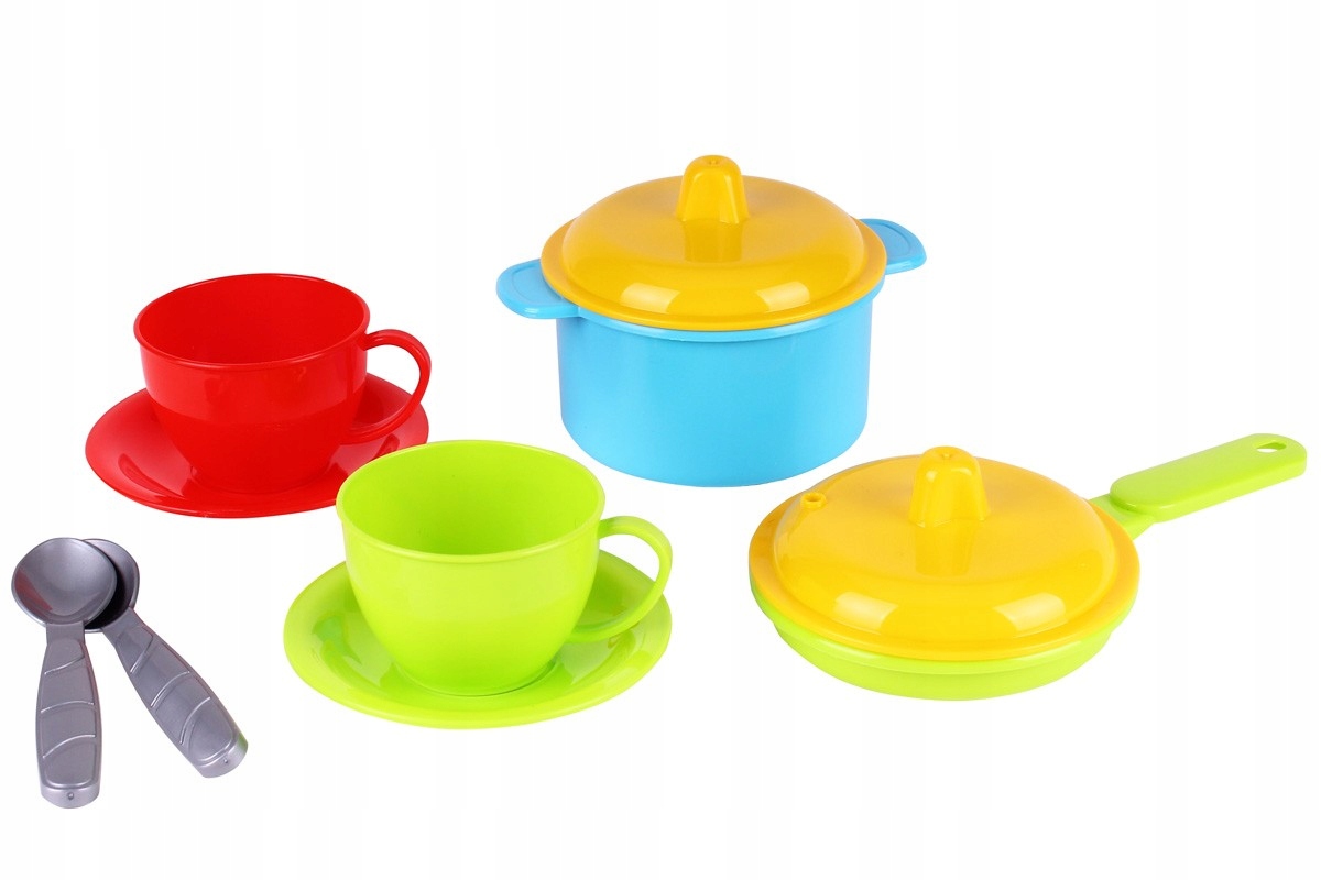 

Naczynia Kuchenne zestaw filiżanki garnek patelnia