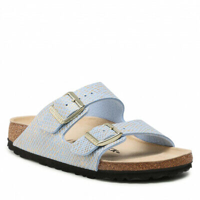 

Birkenstock Klapki Arizona Shiny Python Blue 40