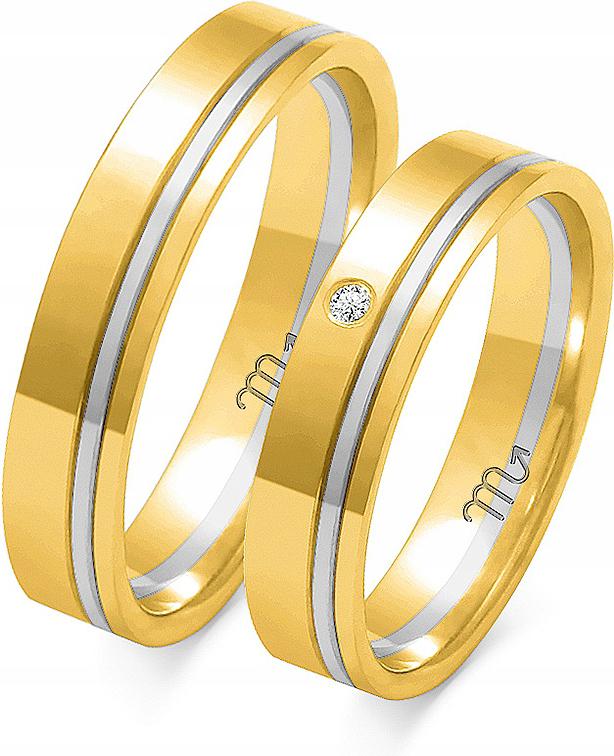 Zlaté svatební snubní prsteny svatba rok 585, 35 36 37, výjimečná zlatá kolekce