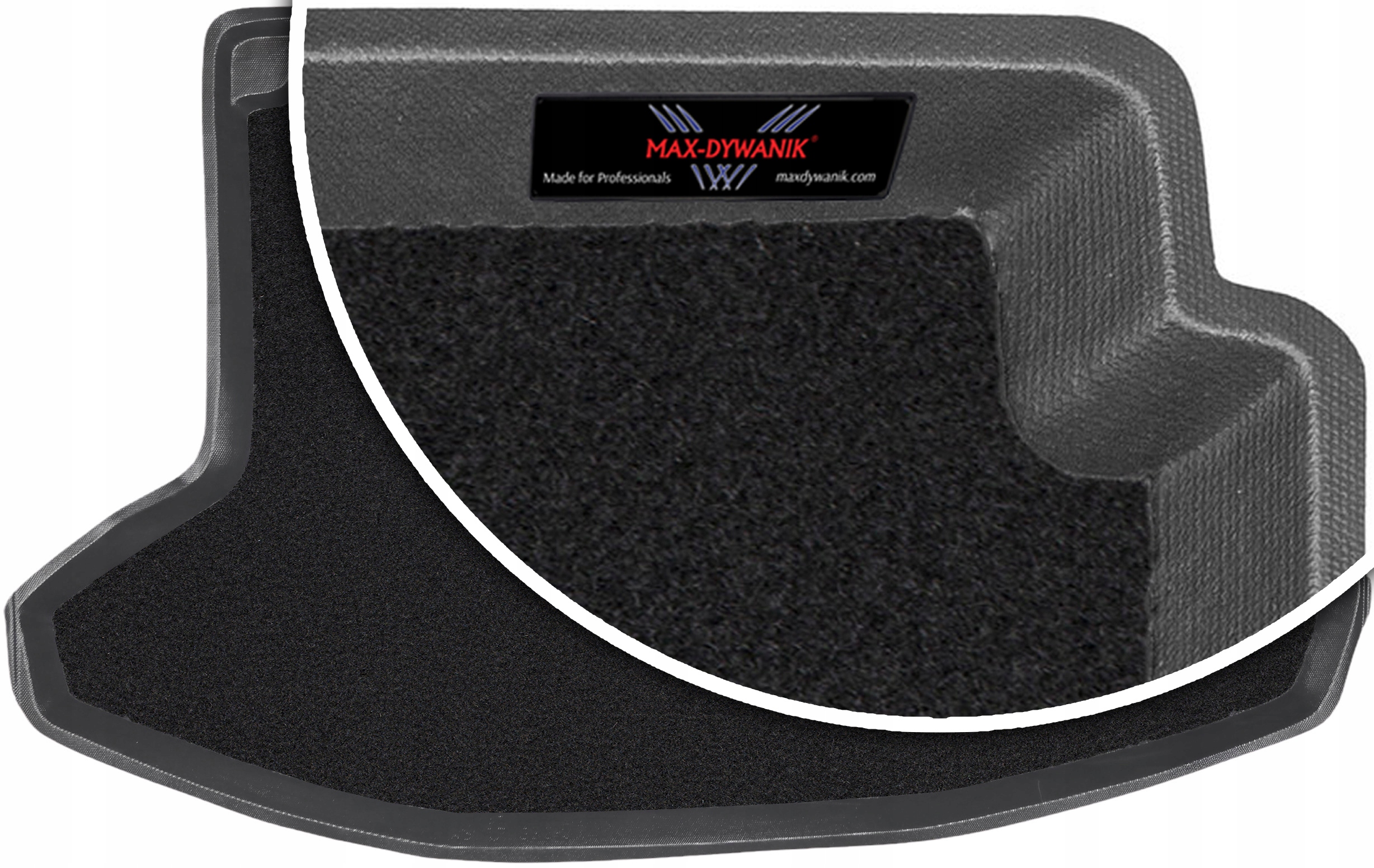 Toyota Prius II Liftback 2005-2009 Koberec do zavazadlového prostoru s velurovou podložkou