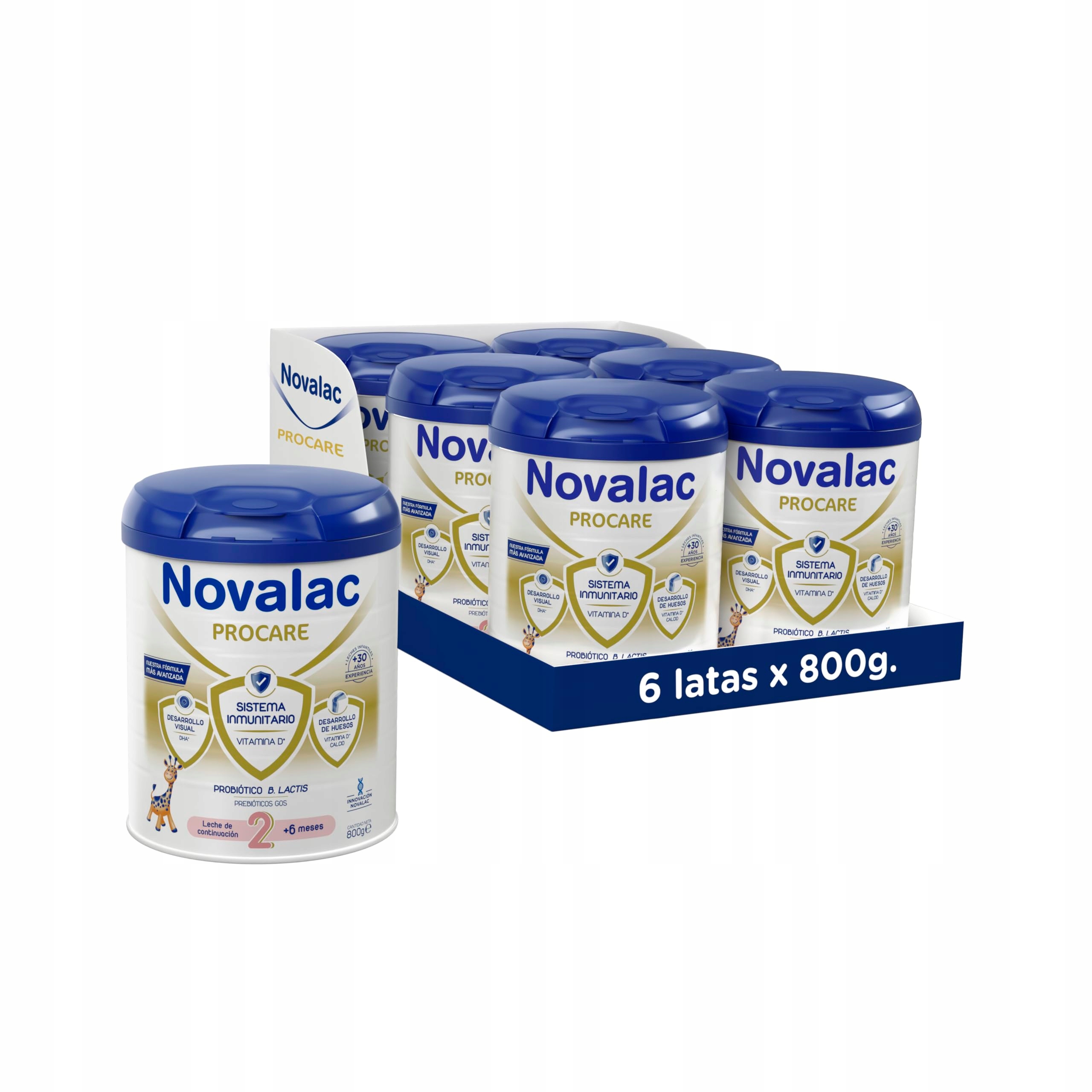 Novalac Procare 2 pokračovací kojenecké mléko 6-12 měsíců, 4 x 800 g.