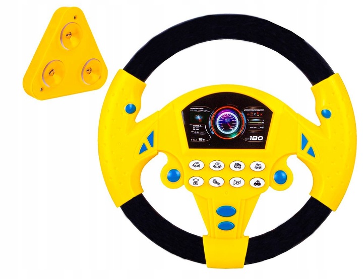 KIEROWNICA INTERAKTYWNA DLA DZIECI SYMULATOR JAZDY Marka NORIMPEX