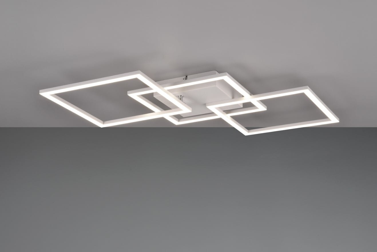 Nowoczesna lampa sufitowa 3xLED, biała, regulowana