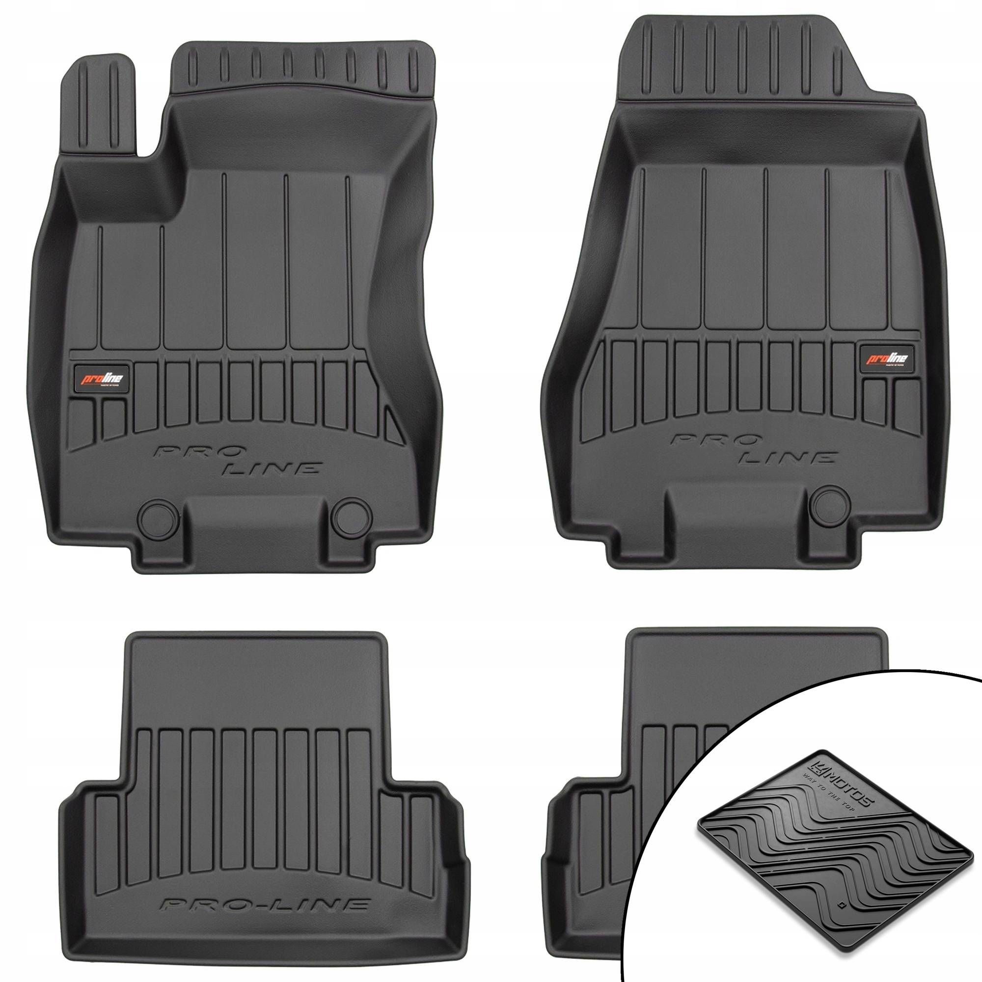 3D gumové rohože Nissan X-Trail II 2008-2013 rohož zdarma