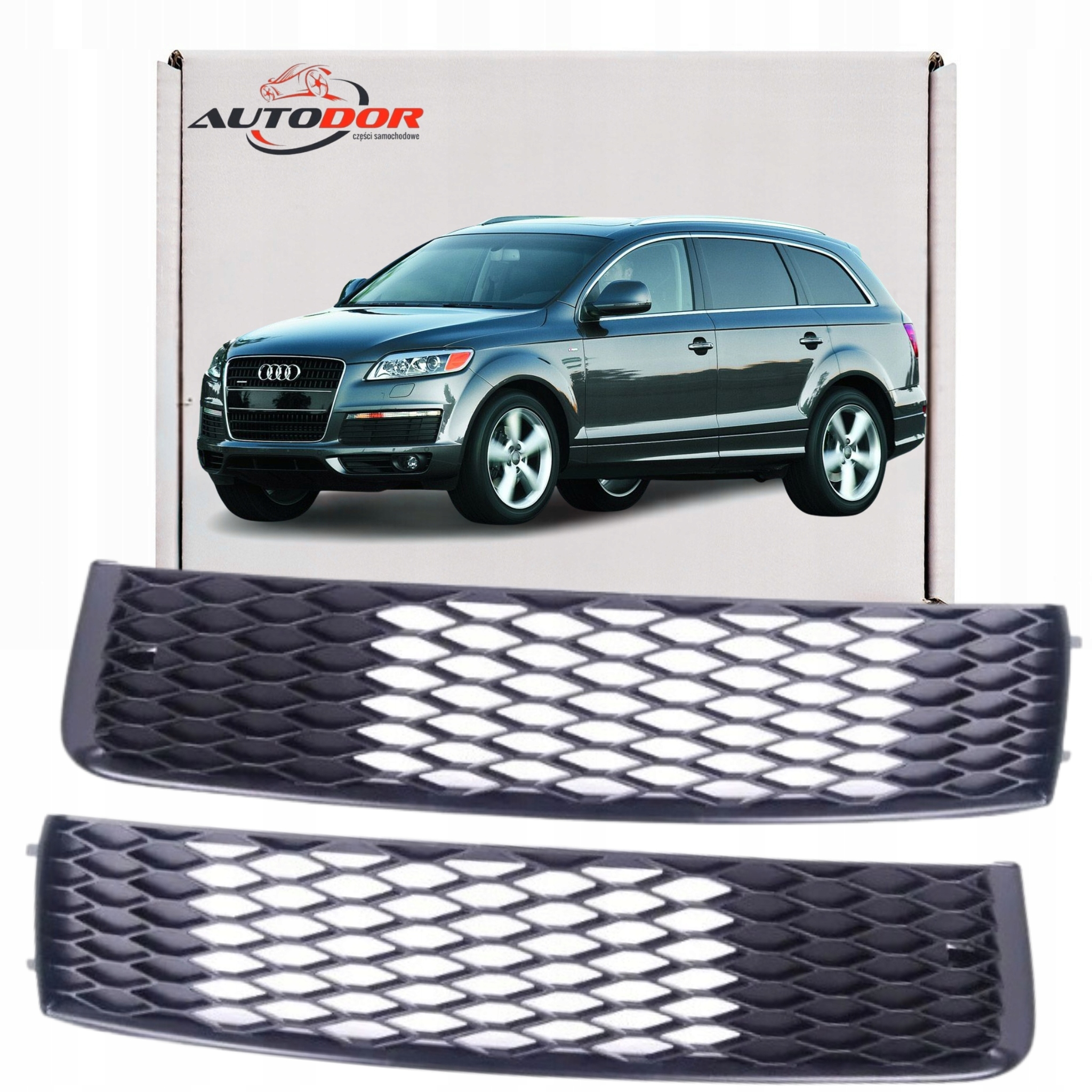 Audi Q7 4L S-line 2009-2015 Atrapy Grille Mřížky Nárazníku Levá Pravá Sada