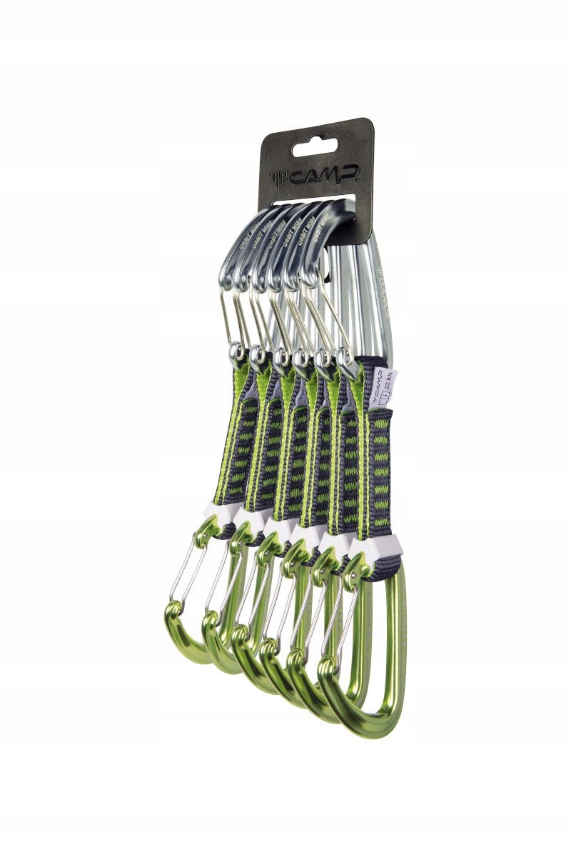 Sada Camp horolezeckých expresů Orbit Wire Ks 12 cm 6 balení