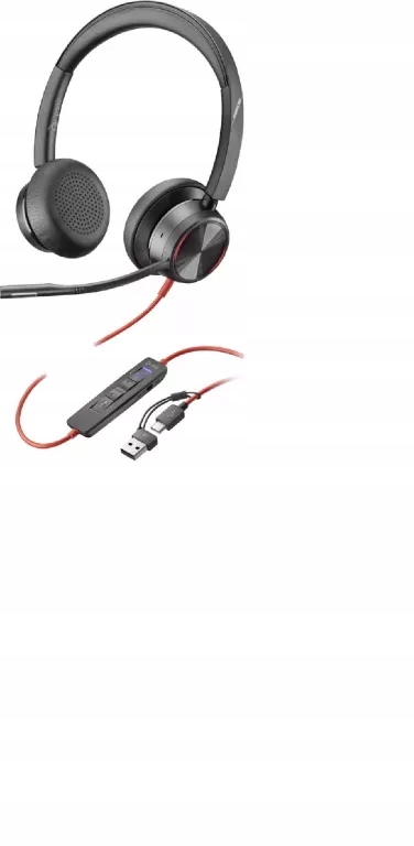 Zestaw słuchawkowy Hp Poly Blackwire 8225 Stereo Usb-c Usb-c/a