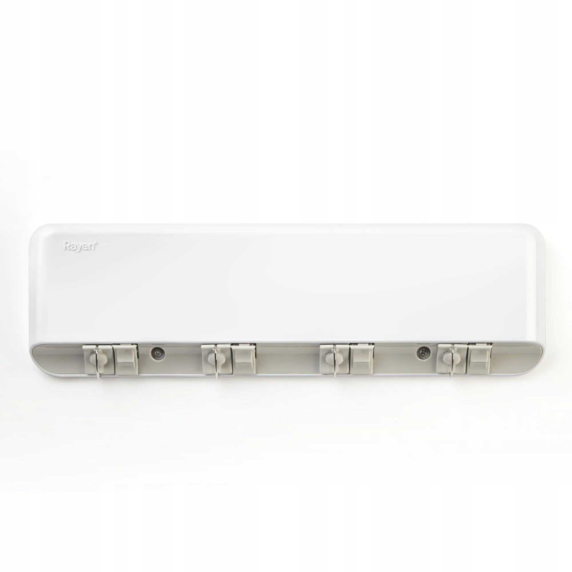 Levně Rayen 4-řadá automatická šňůra na prádlo, bílá