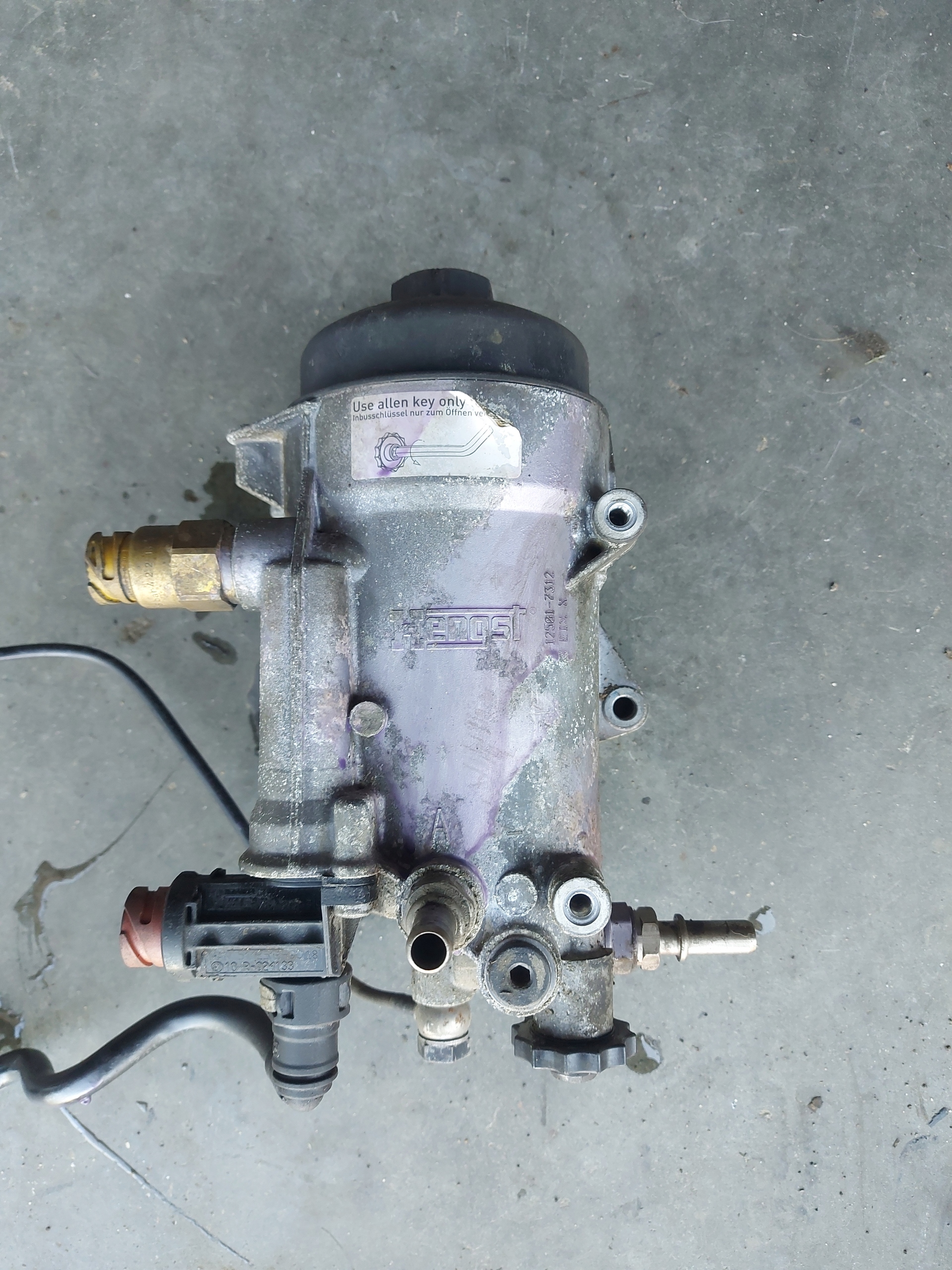 Man Tgx d2676 e6 obudowa filtra paliwa