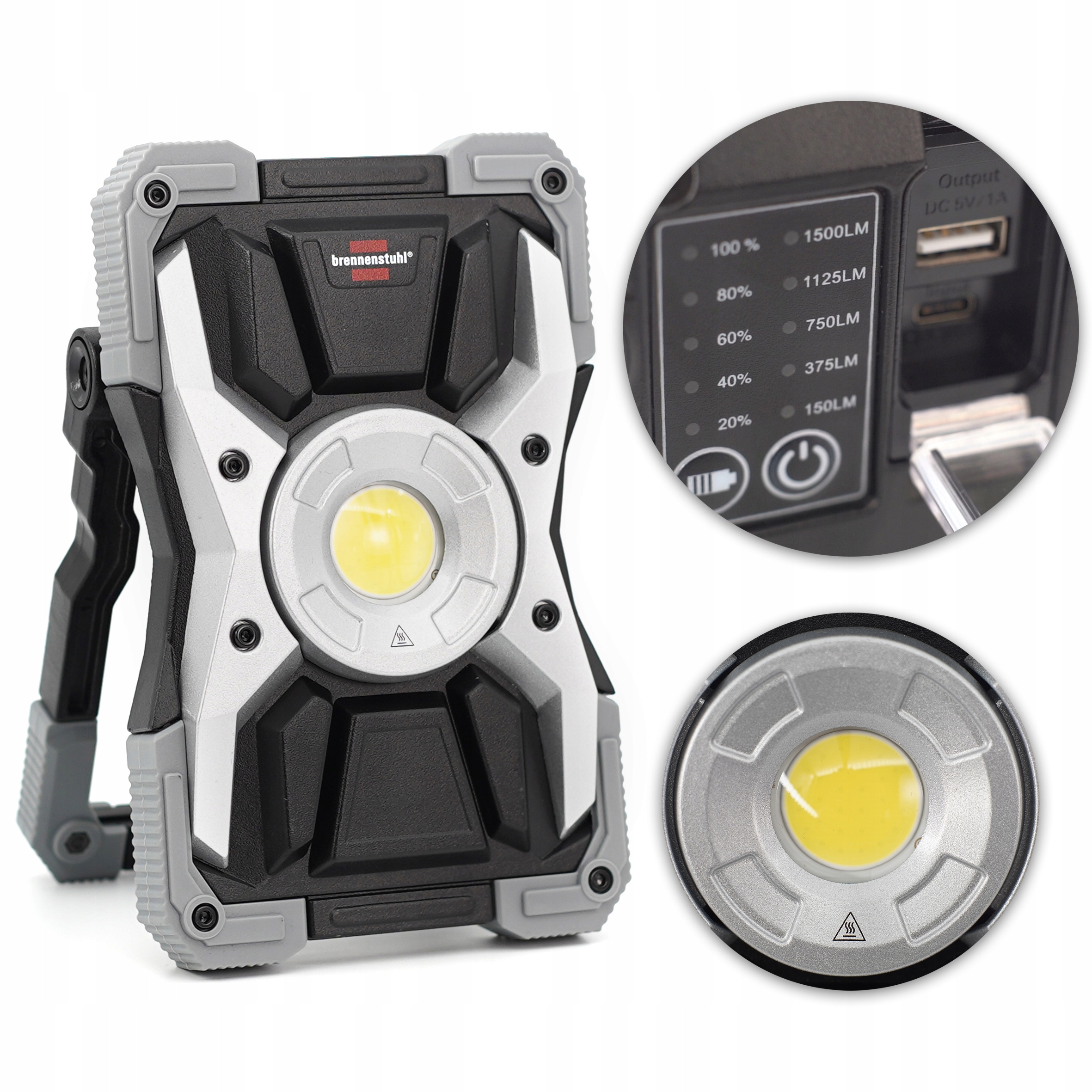 Акумуляторна робоча лампа RUFUS 3000LM IP65