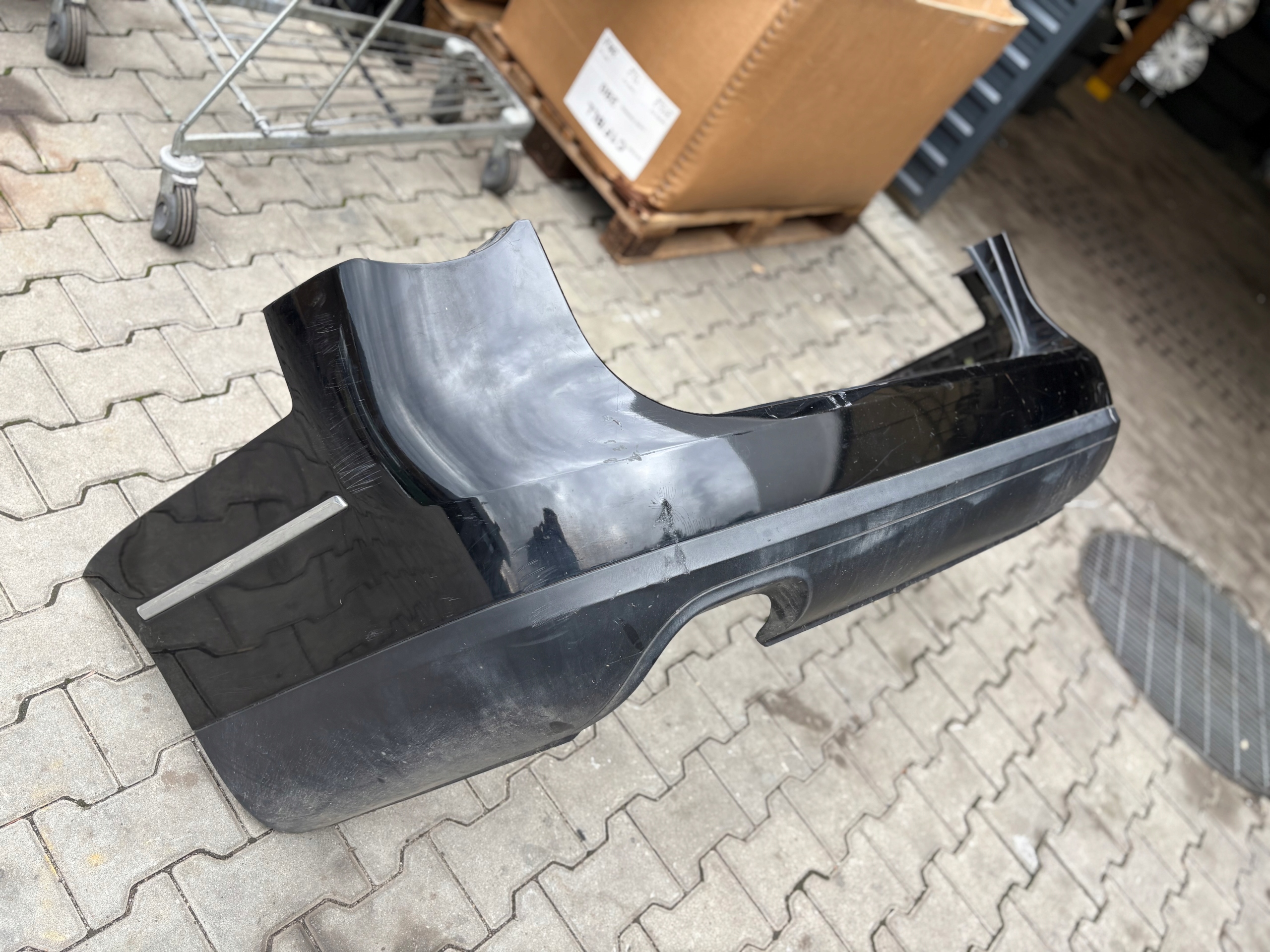 bumper rear part VW PASSAT B6 KOMBI LC9X without PDC