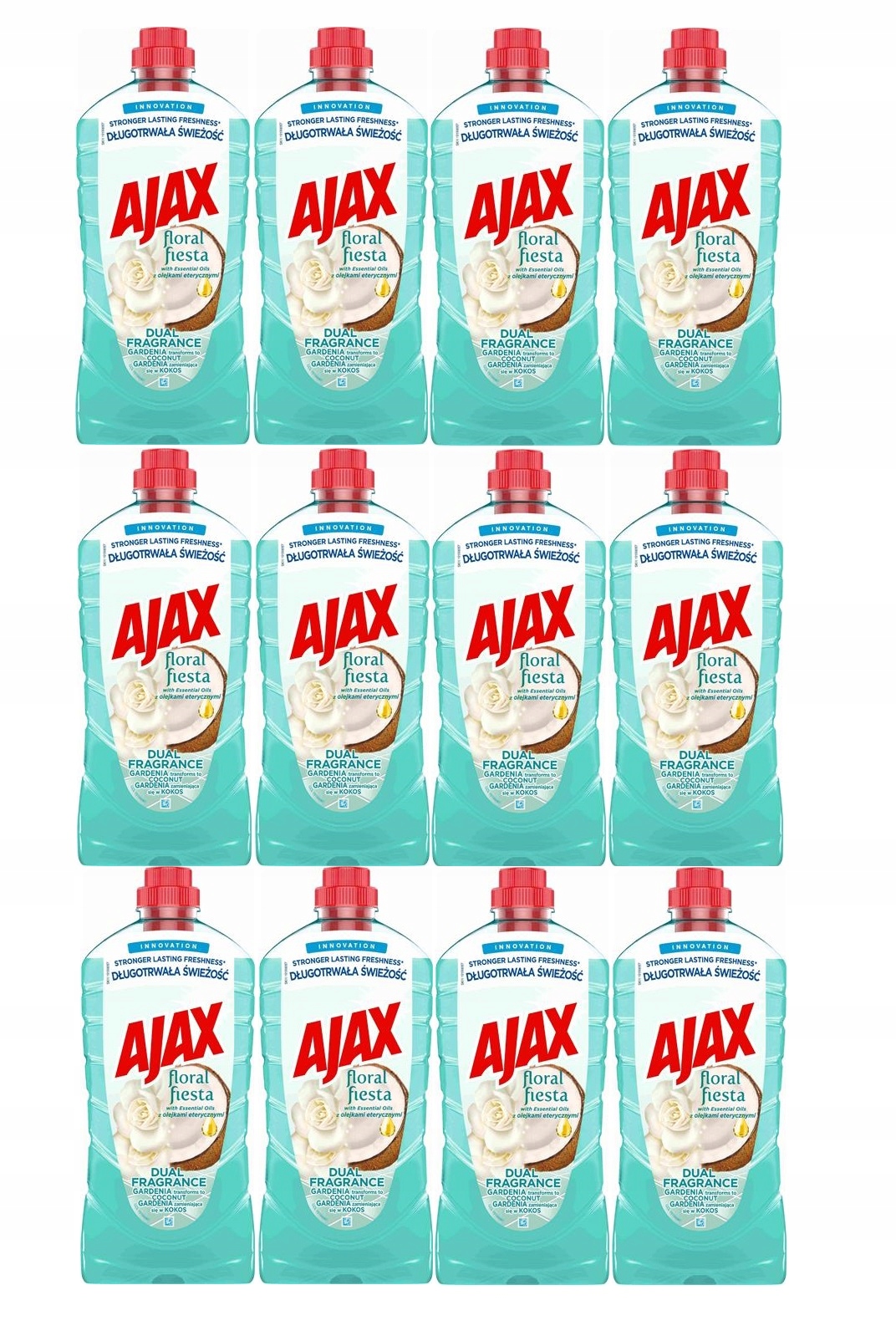 

Płyn Czyszczący Ajax 1L X 12 Szt Gardenia Kokos