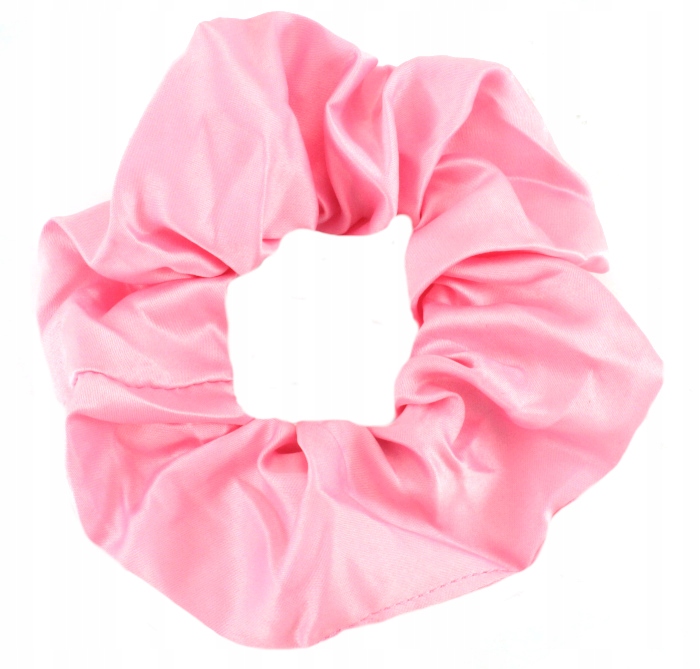 GUMKA DO WŁOSÓW OWIJKA JEDWABNA JASNY RÓŻ