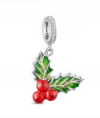 Módní přívěsek Bead 925 Rhodiovaný smalt a Zirkony Bílý 16x17 mm 3.31 g