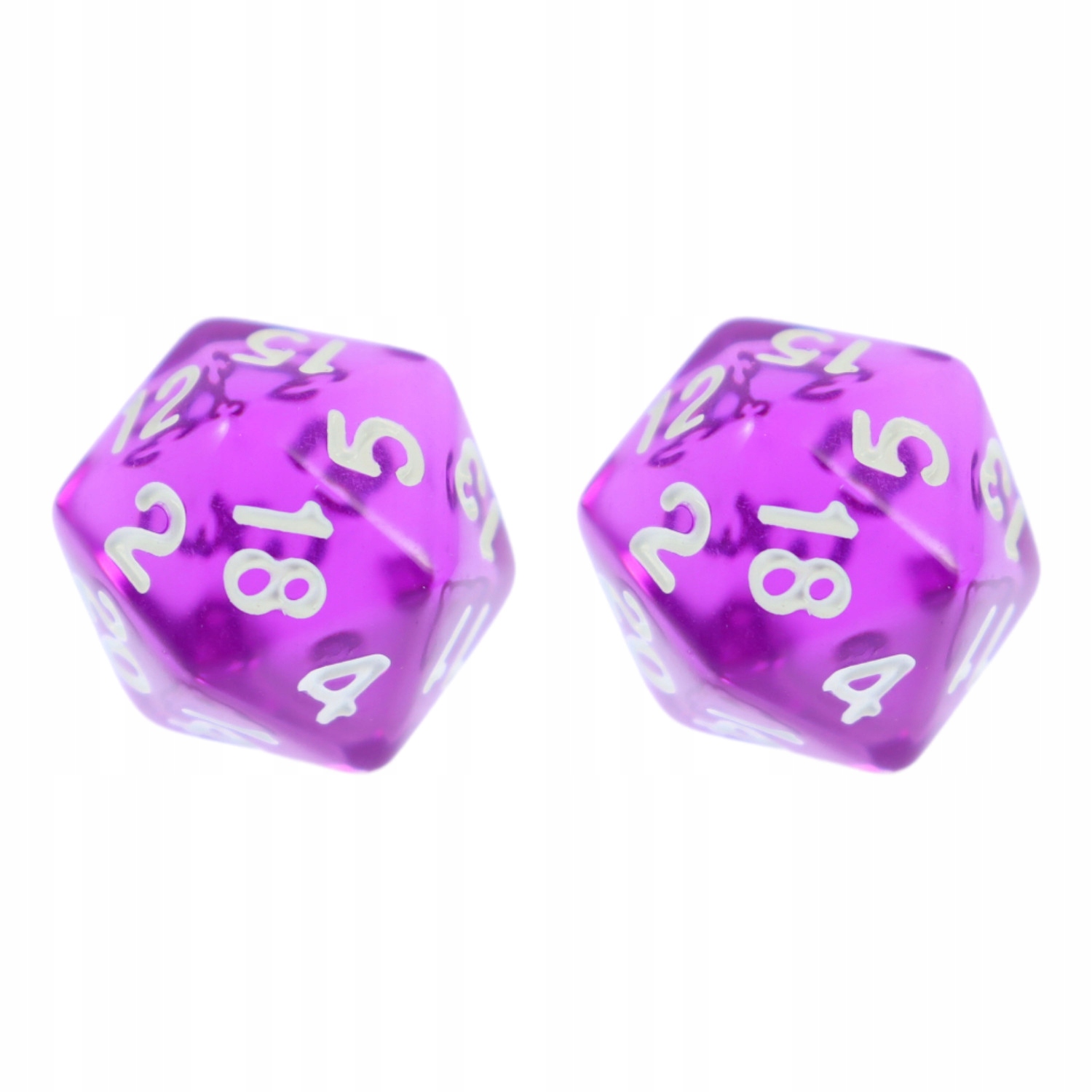 ZESTAW 2 KOSTEK K20 RPG ELIKSIR MOCY KOŚĆ DWUDZIESTOŚCIENNA