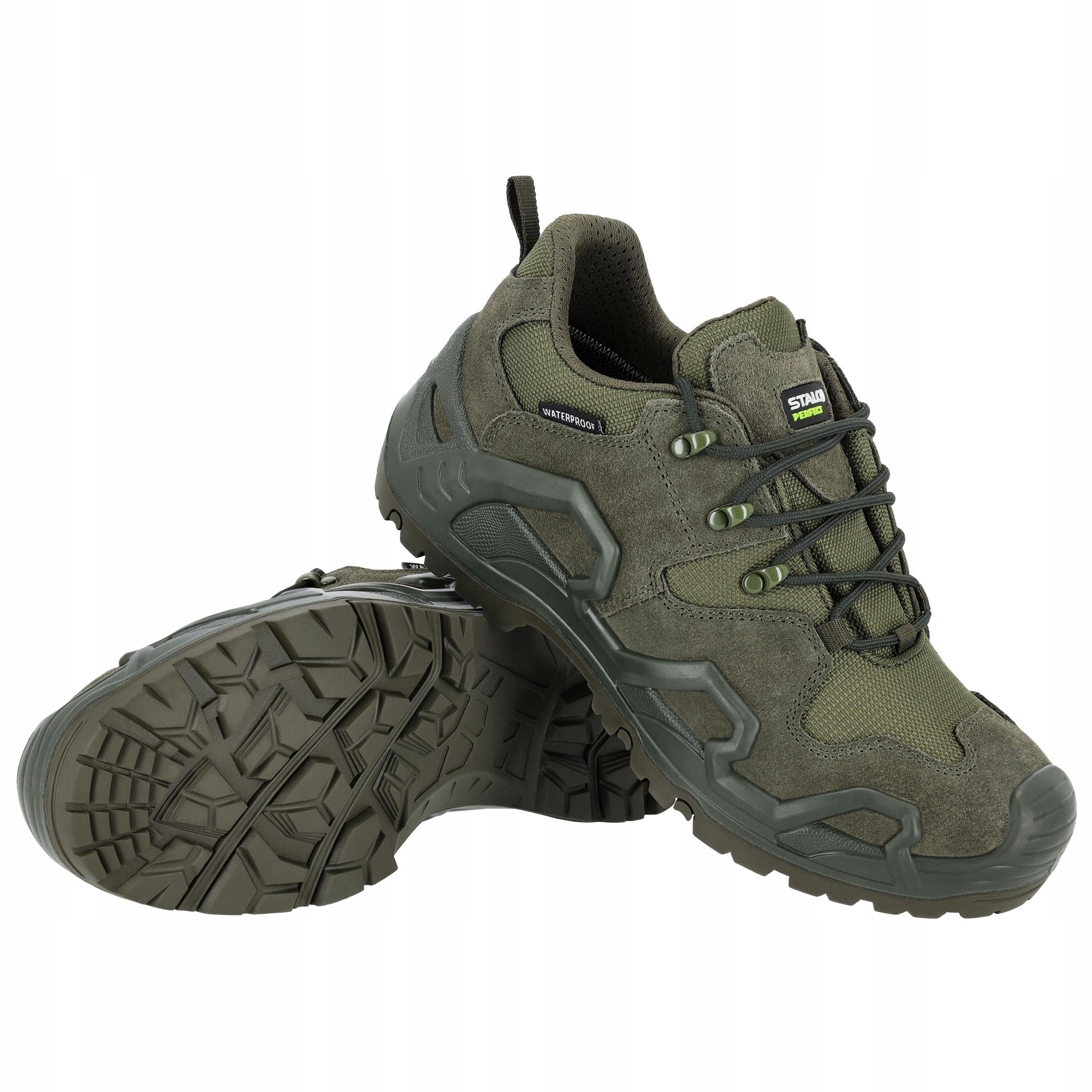 Półbuty Robocze Stalco Defender Low Ob Khaki Oliwkowe Bez Podnoska 46