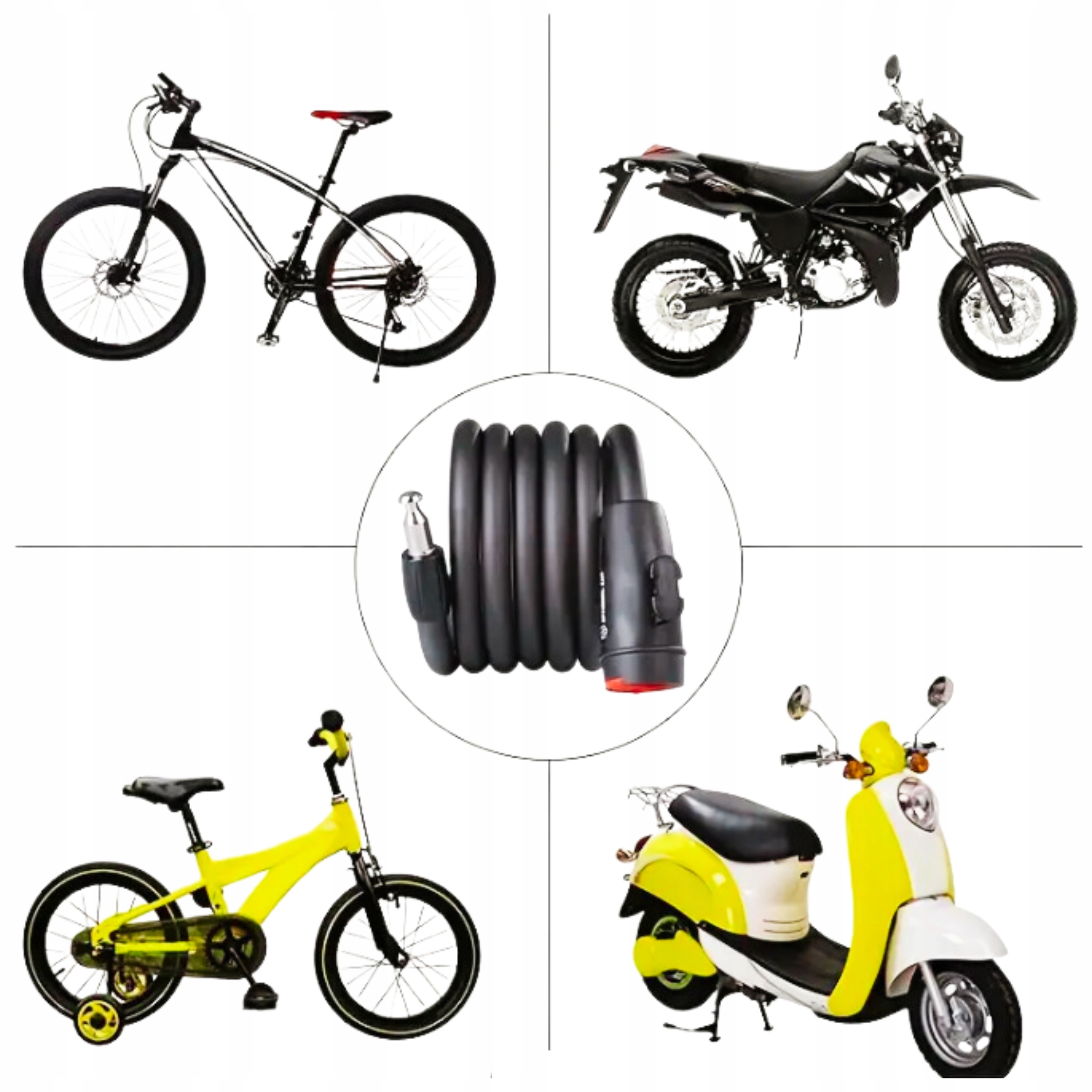 ZAPIĘCIE ROWEROWE BLOKADA ZABEZPIECZENIE DO ROWERU LINKA ZAMEK ŁAŃCUCH Marka MAXSELL