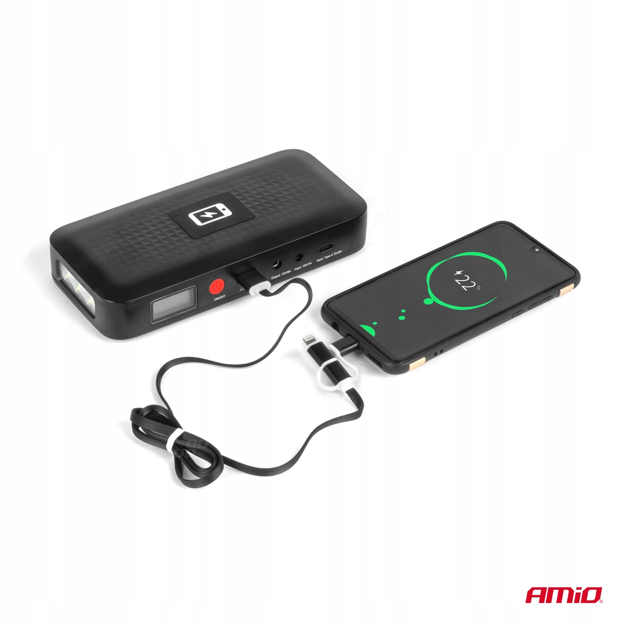 Spúšťacie zariadenie booster jump star powerbank 12V 12Ah 800A