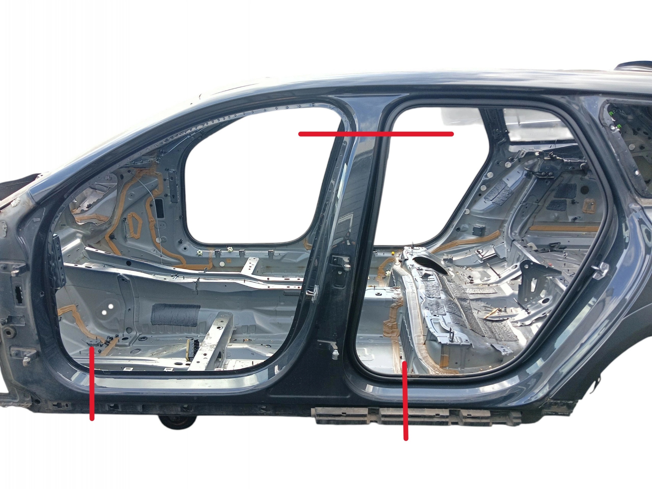 threshold left pillar B central VOLVO V90 II CC LAK: 492-46 (16-20)