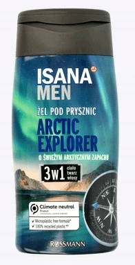 

Isana męski żel pod prysznic szampon Arctic 3w1