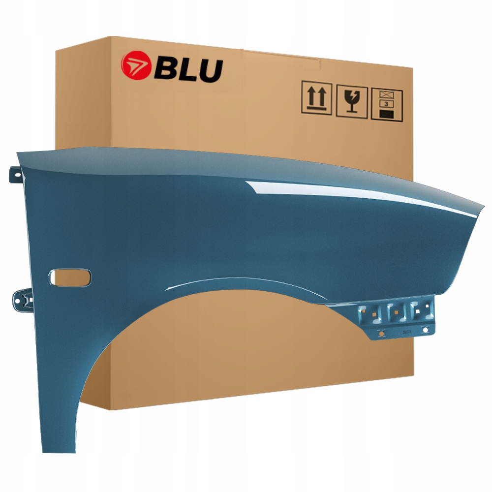 Blu Blatník Seat Ibiza Cordoba III 3 6L LS5Y pravý modrý 02-08 přední