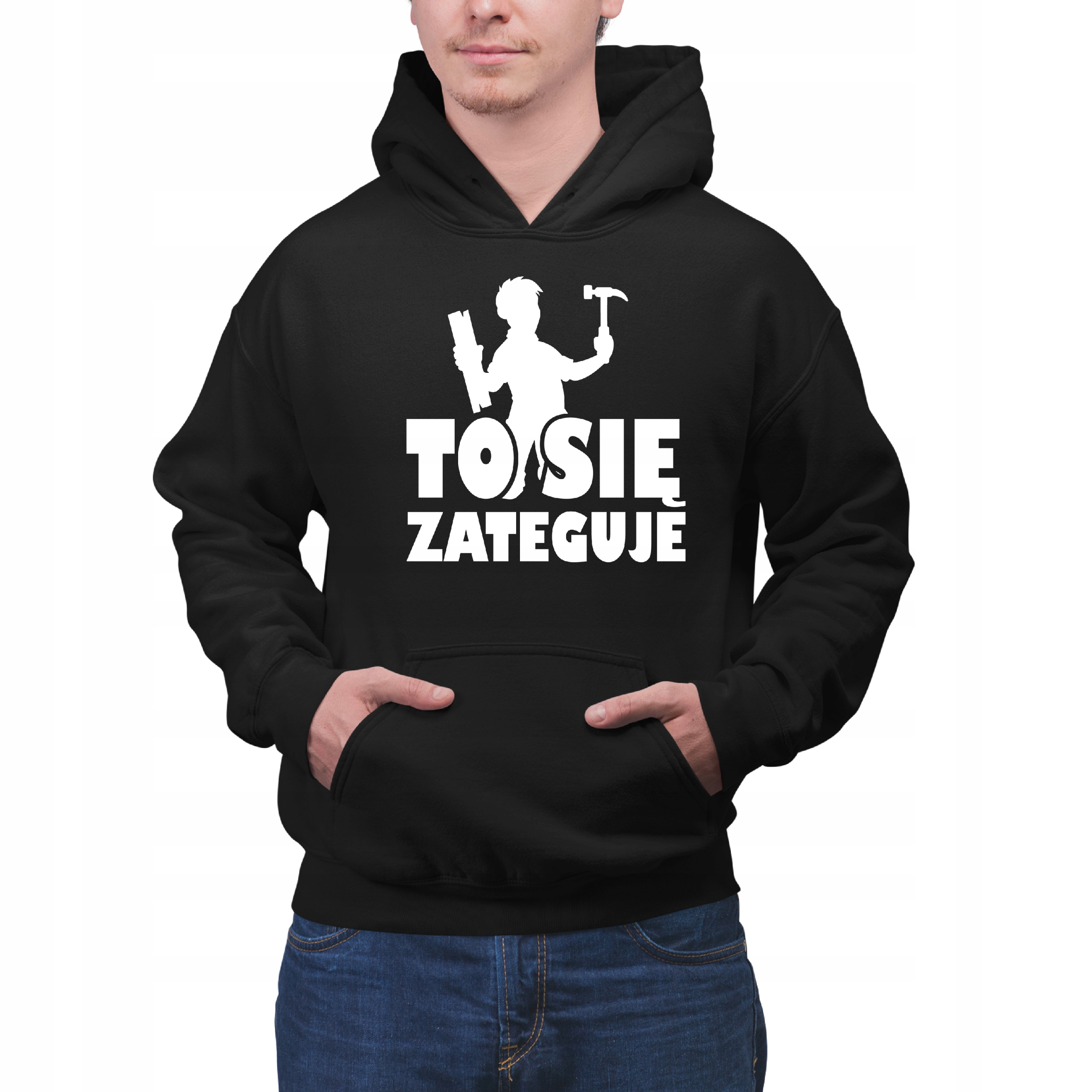 

Bluza Z Nadrukiem To Się Zateguje Budowa Śmieszna