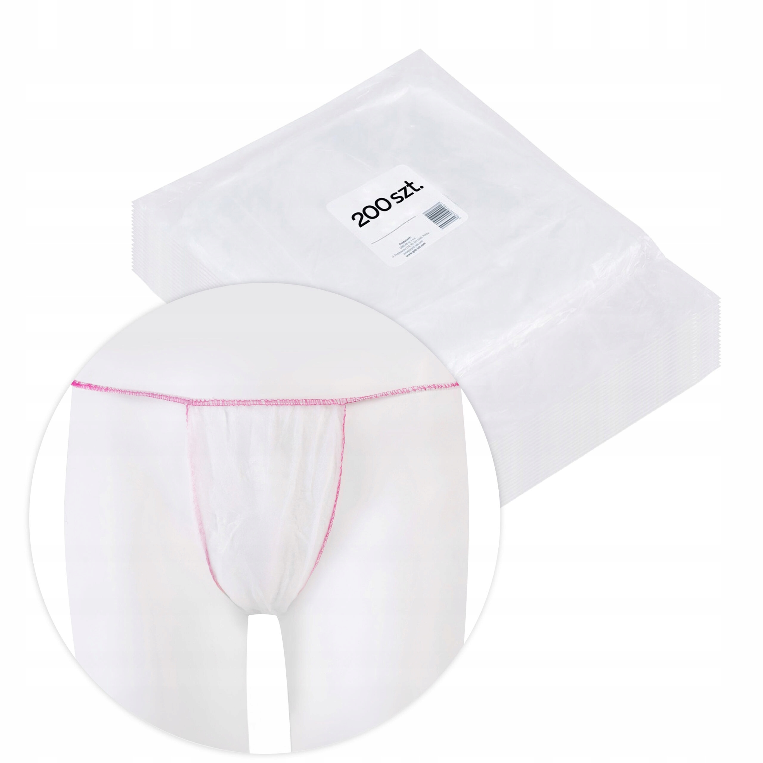 Kalhotky Na Jedno Použití Dámské kosmetické na masáž Spa Netkané 200 ks