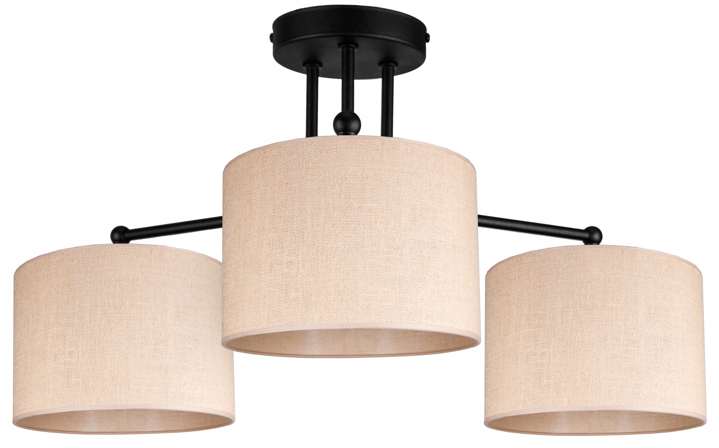 

Lampa Wisząca Sufitowa Żyrandol Abażur Boho Juta