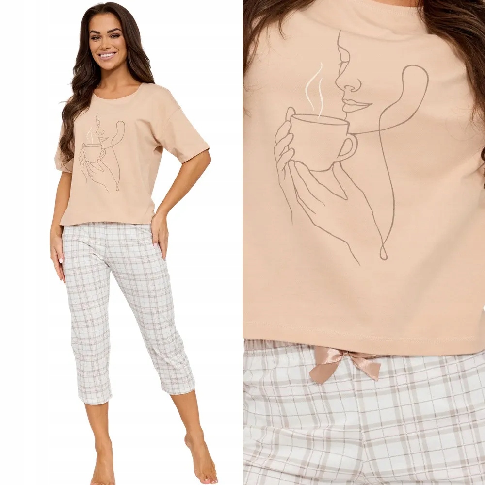 Dámské Pyžamo Cornette Morning 775 M 38 Béžová