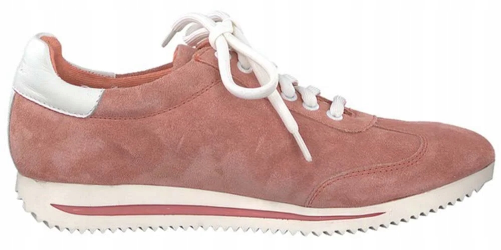 S.Oliver Dámské polobotky kožené Salmon velikost 39 růžové semišové