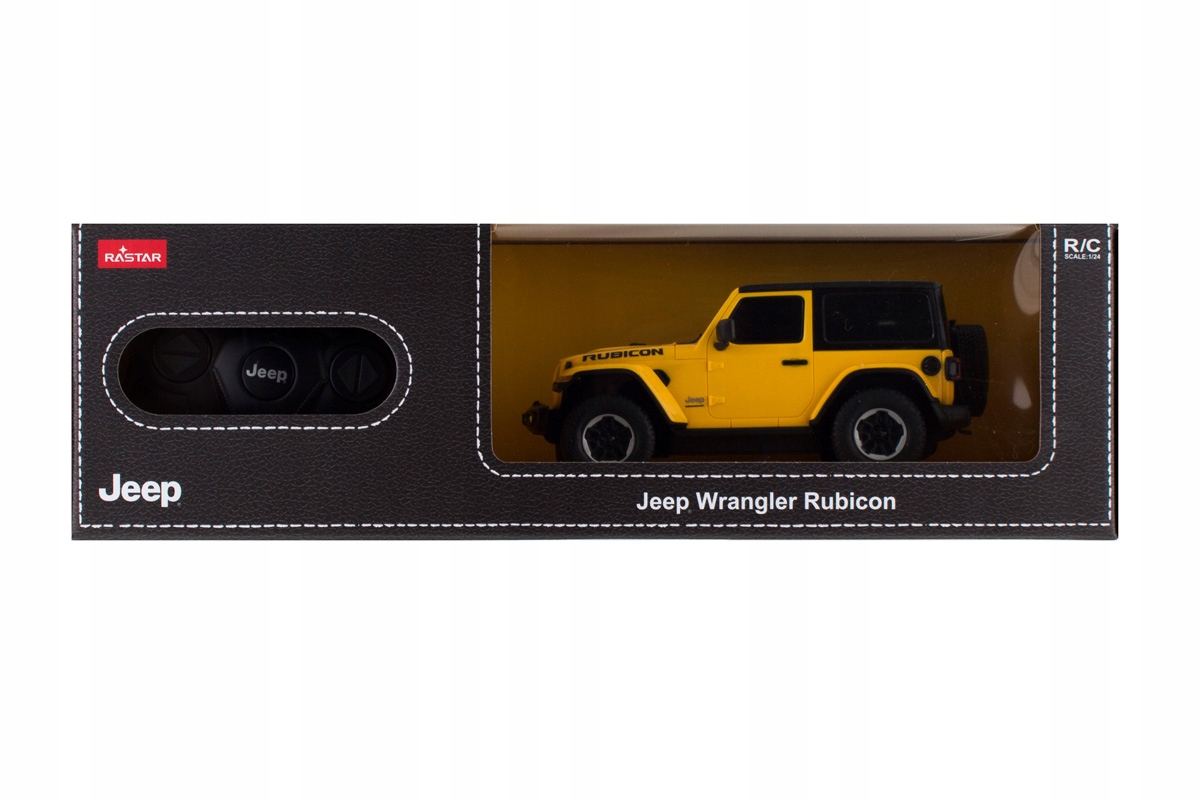 JEEP WRANGLER RUBICON ZDALNIE STEROWANY 1:24 PILOT Skala 1:24
