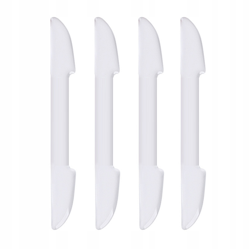 NAKLEJKI SILIKONOWE ODBOJNIKI DO DRZWI LUSTEREK ZDERZAKÓW BEZBARWNE 4 SZT