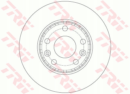 TRW TARCZE HAMULCOWE PRZÓD MEGANE CC (EZ0/1_) Producent części TRW
