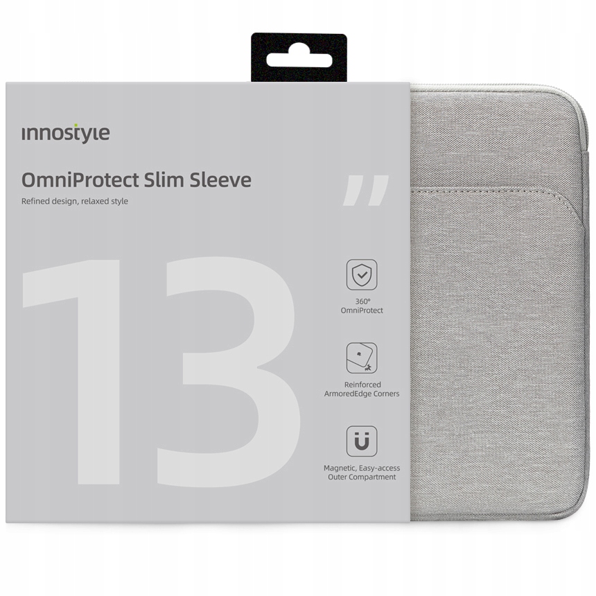 Wodoszczelna torba na laptopa 13" InnoStyle Omniprotect Slim Szara