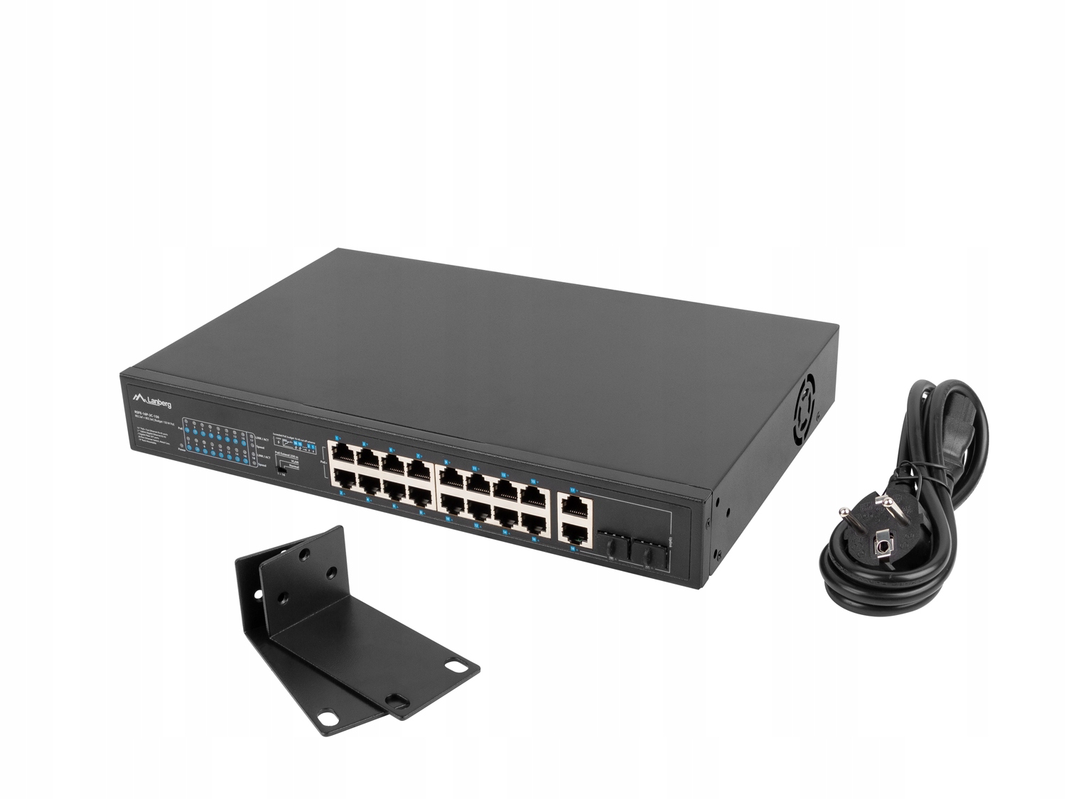 

Switch Lanberg RSFE-16P-2C-150 16xPoE,2xUplink,SFP