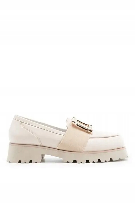 Dámské Polobotky Charles Footwear Isabel Loafer Beige 36