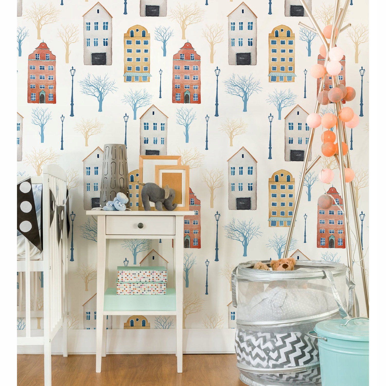 

Fototapeta do salonu Ilustracje budynki 250x250 cm