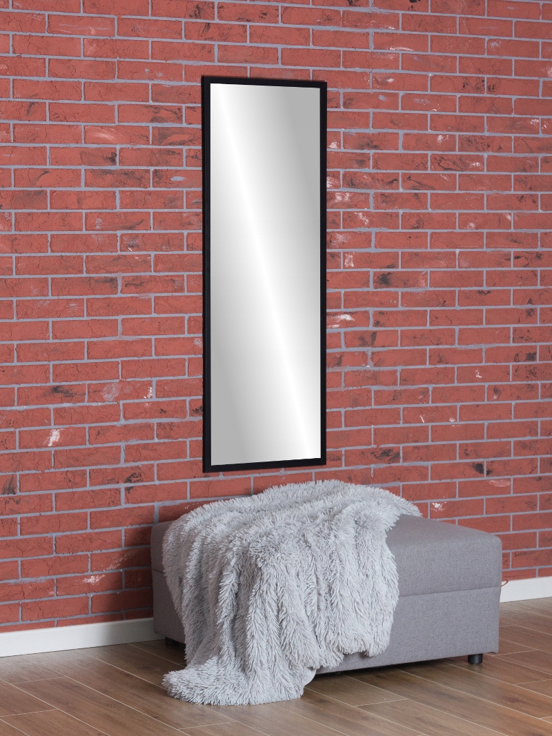*LUSTRO 160x40 WĄSKA rama PREMIUM 165X45 CZARNE Rodzaj zwykłe