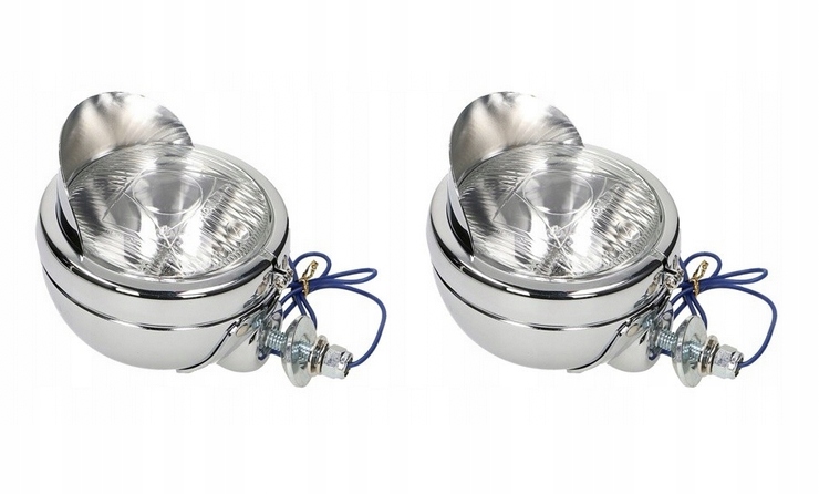 LAMPA LIGHTBAR CHROMOWANA 4,5 CALA Z DASZKIEM Producent Motrix