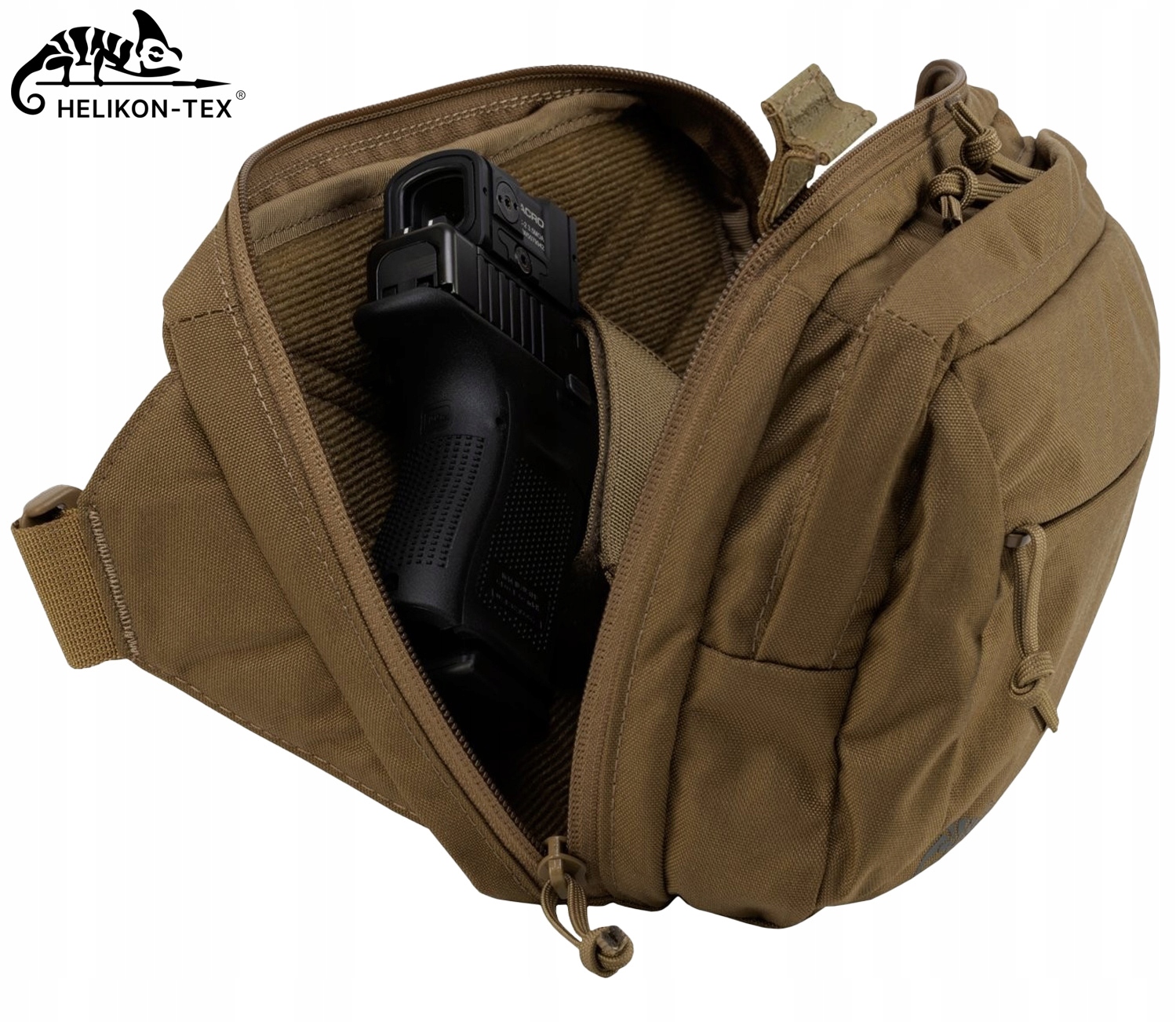 NERKA TORBA BIODROWA NA BROŃ HELIKON RAT 1,8L SASZETKA CZARNA Rodzaj biodrowa