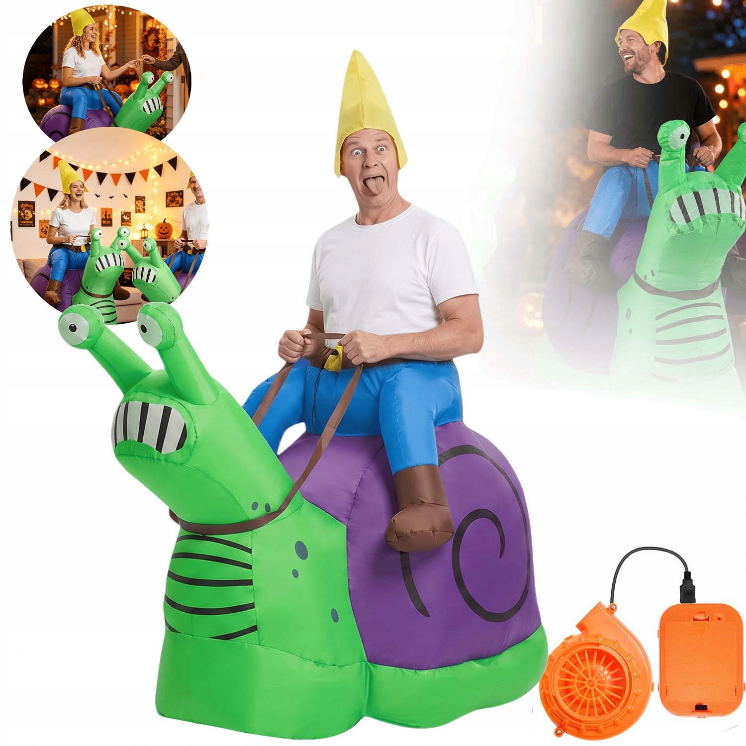 Kostým Hlemýžď Převlek Na Halloween 150-190 CM