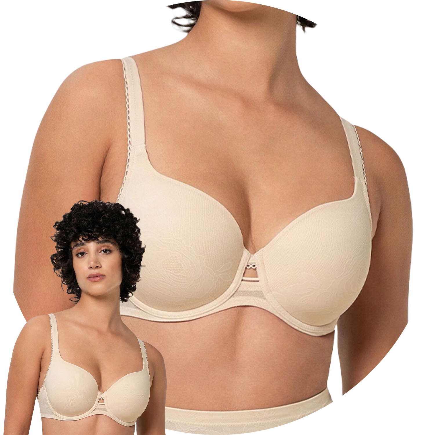 Triumph 10205990 Wild Rose Sensation Wp béžová 80B Vyztužená podprsenka