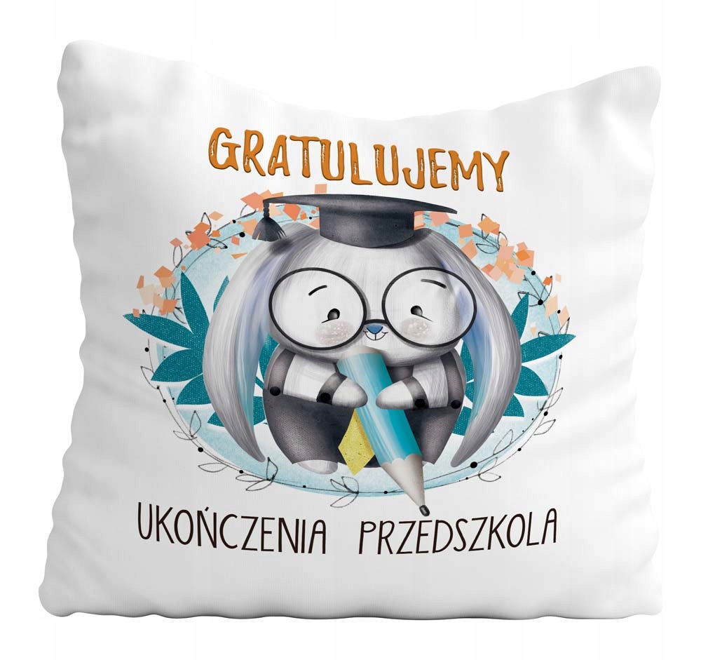 

Poduszka Zakończenie Przedszkola Króliczek On
