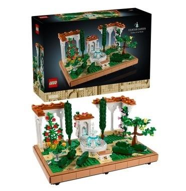 Lego(r) Icons 10359 Zahradní Fontána – sada pro dospělé k stavění