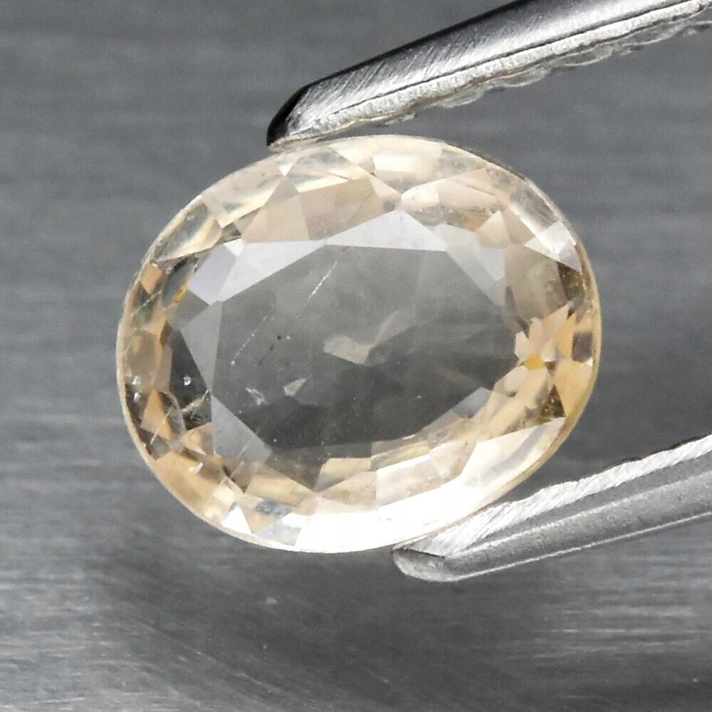 Přírodní Safír 0.66ct Hnědý Ovál eCertifikát Wbd