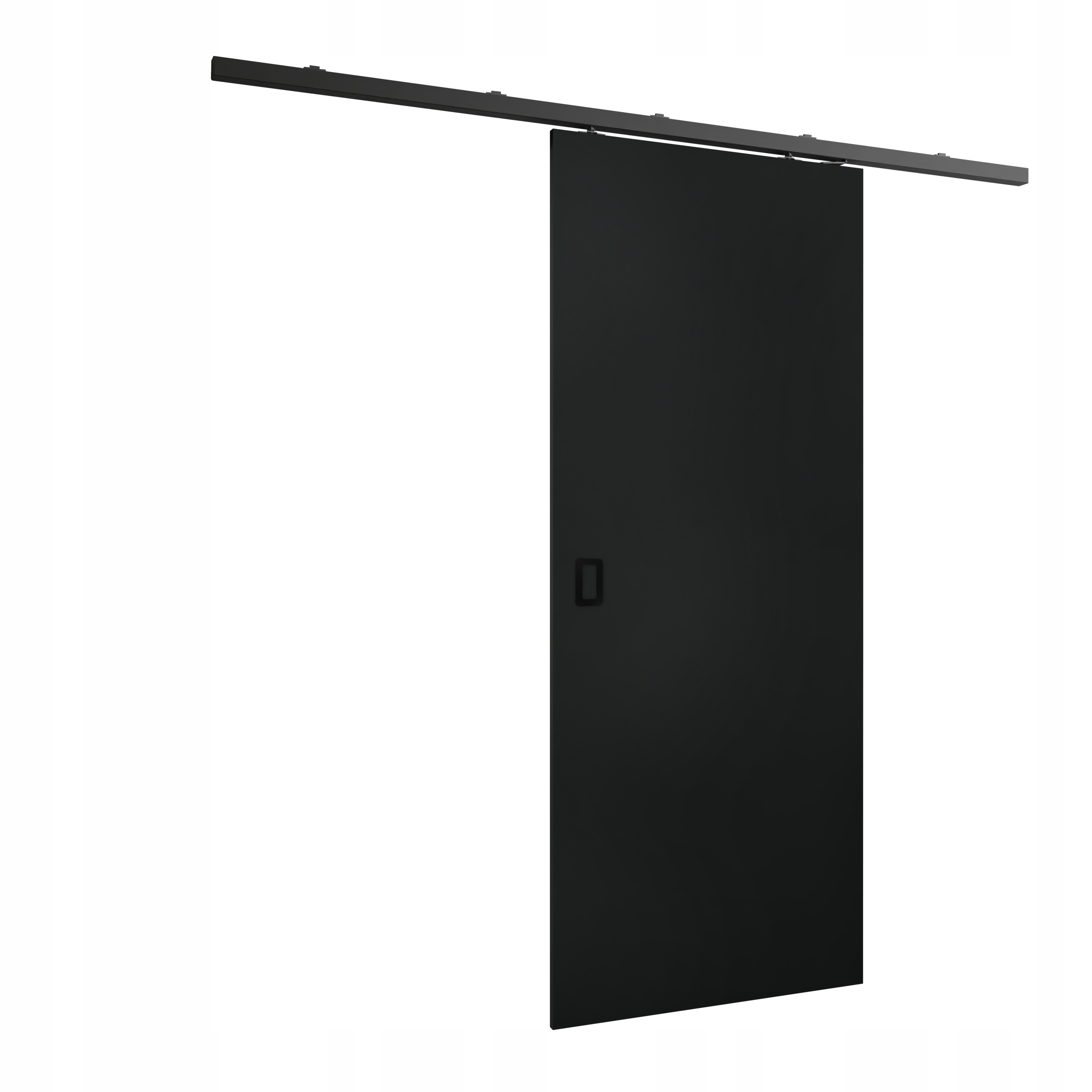 Posuvné nástěnné dveře HS-45 Wermo 100 černé