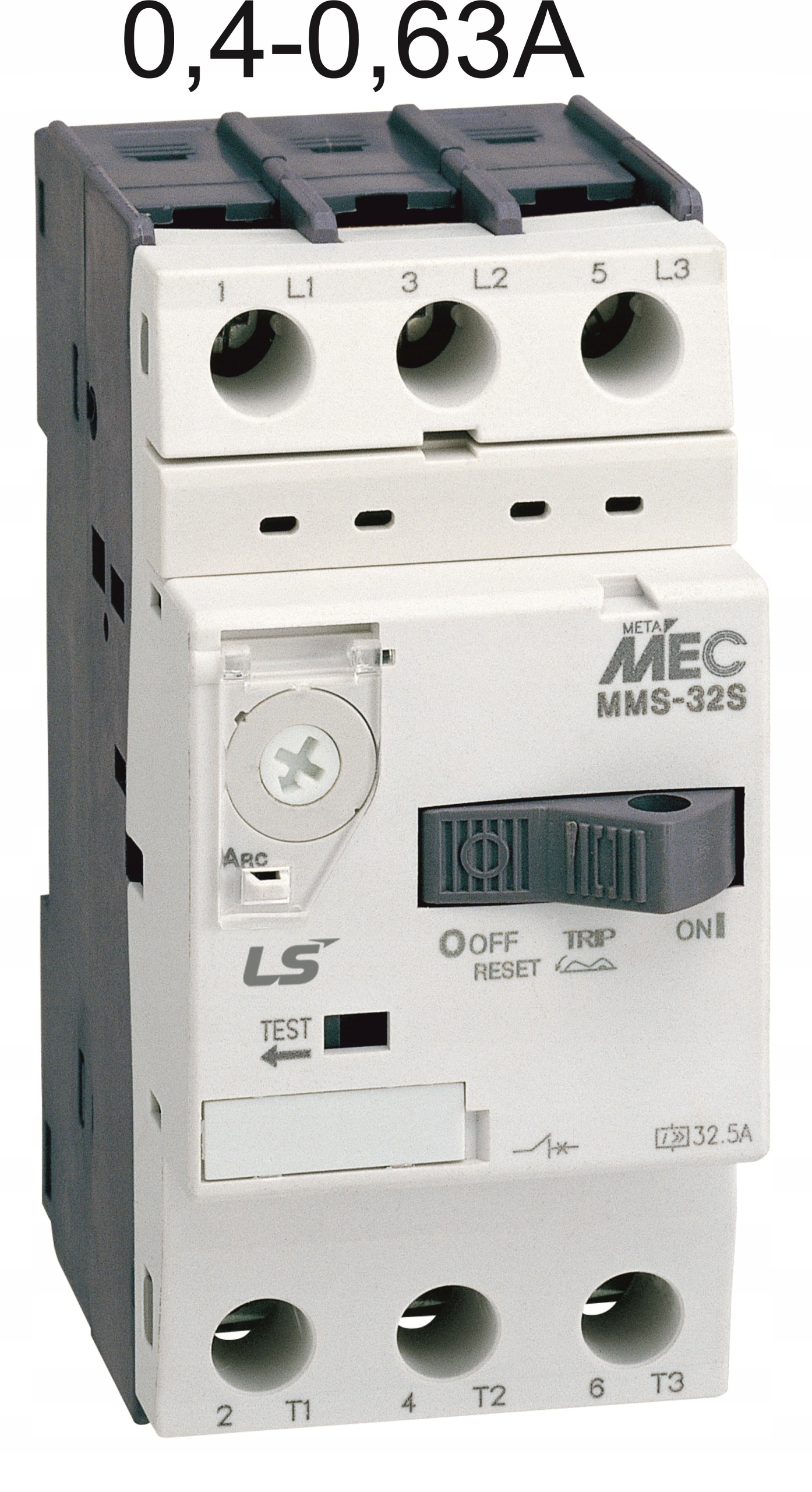 Motorový spínač MMS-32S 0,63A