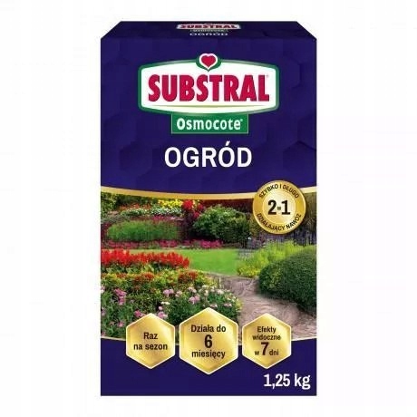 Dlouhodobě působící minerální hnojivo pro zahradní rostliny Osmoco 1,25 kg