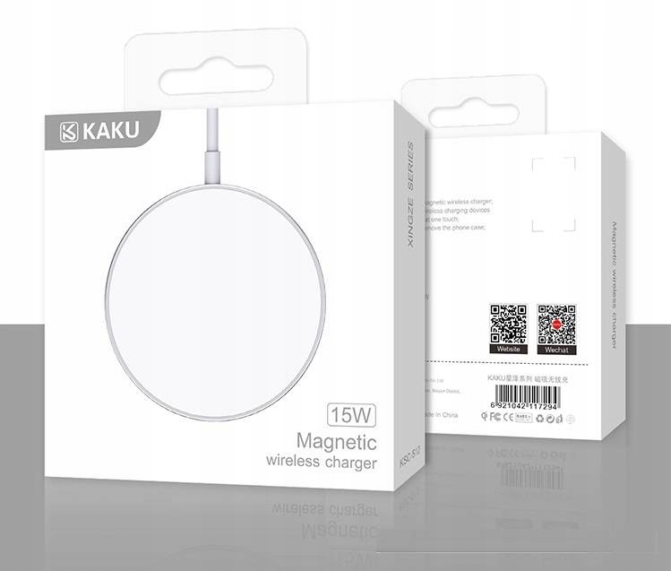 ŁADOWARKA BEZPRZEWODOWA Mag Safe do APPLE 3A 15W Prąd wyjściowy 3000 mA